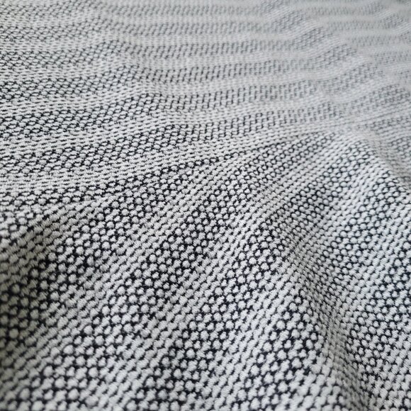 NWT Cotton-Blend Loft Black White Dress, sz Large - Picture 6 of 13